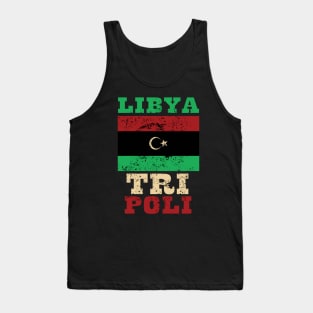 Flag of Libya Tank Top